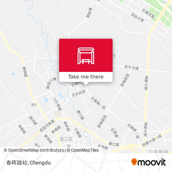 春晖路站 map