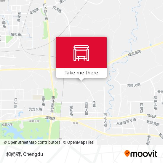 和尚碑 map