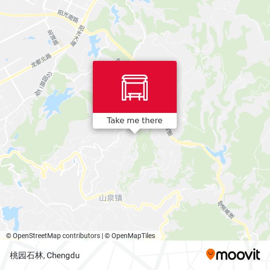 桃园石林 map