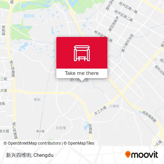 新兴四维街 map