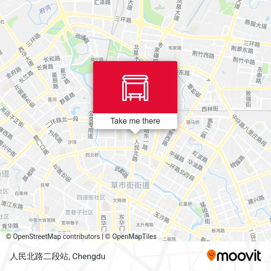 人民北路二段站 map