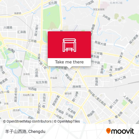 羊子山西路 map