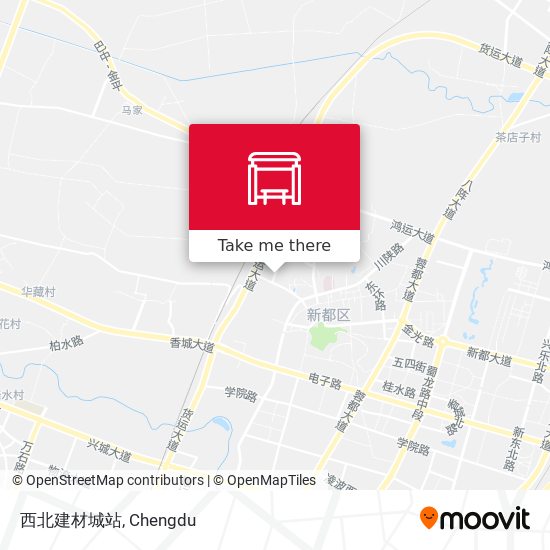 西北建材城站 map
