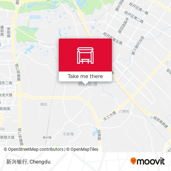 新兴银行 map