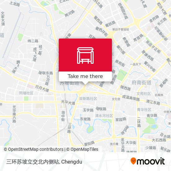 三环苏坡立交北内侧站 map