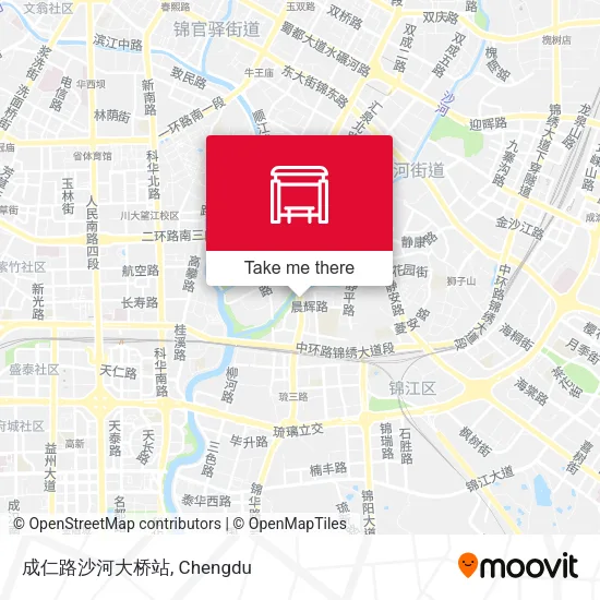 成仁路沙河大桥站 map