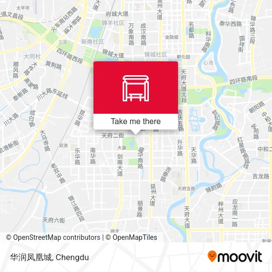 华润凤凰城 map