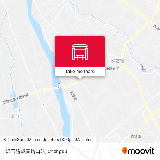 温玉路成青路口站 map