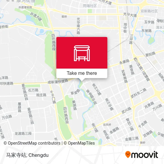 马家寺站 map