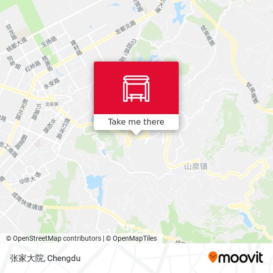 张家大院 map