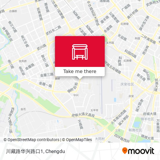 川藏路华兴路口1 map