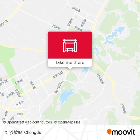 红沙坡站 map