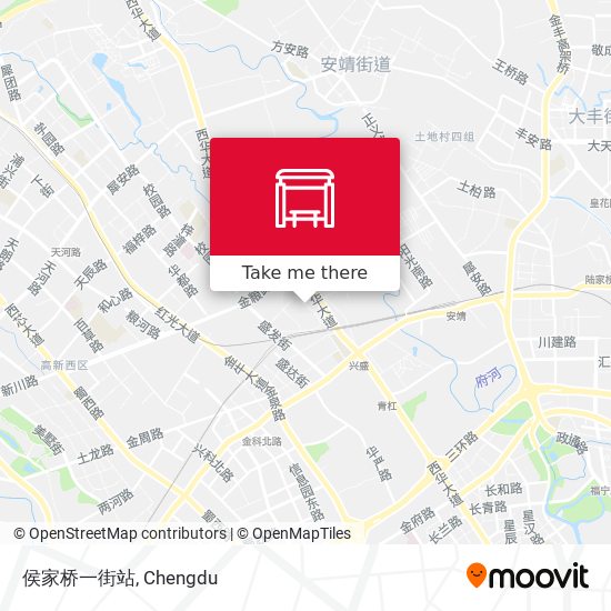侯家桥一街站 map