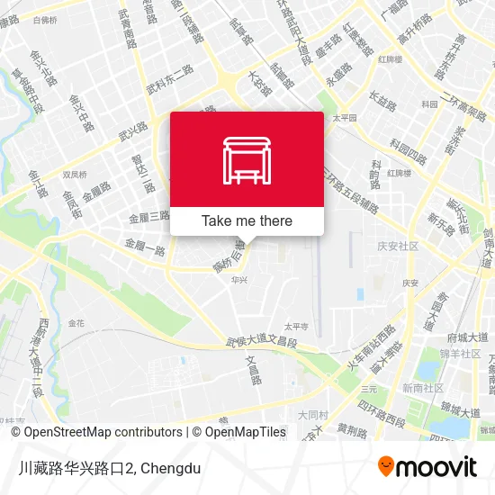 川藏路华兴路口2 map