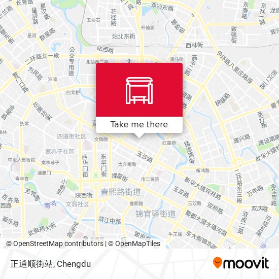 正通顺街站 map