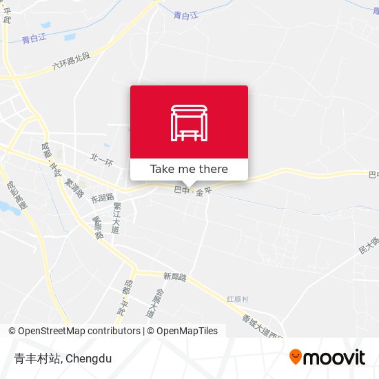 青丰村站 map