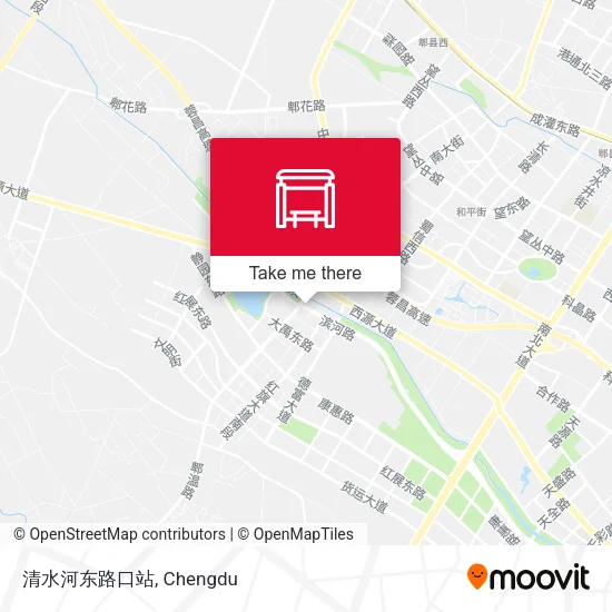清水河东路口站 map