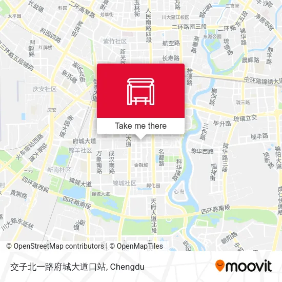 交子北一路府城大道口站 map