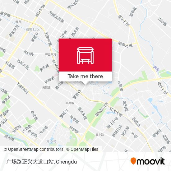 广场路正兴大道口站 map