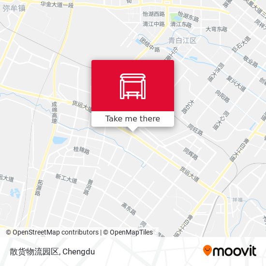 散货物流园区 map