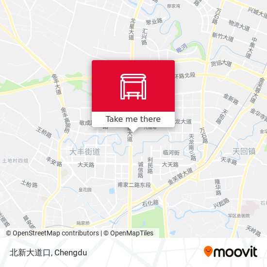 北新大道口 map