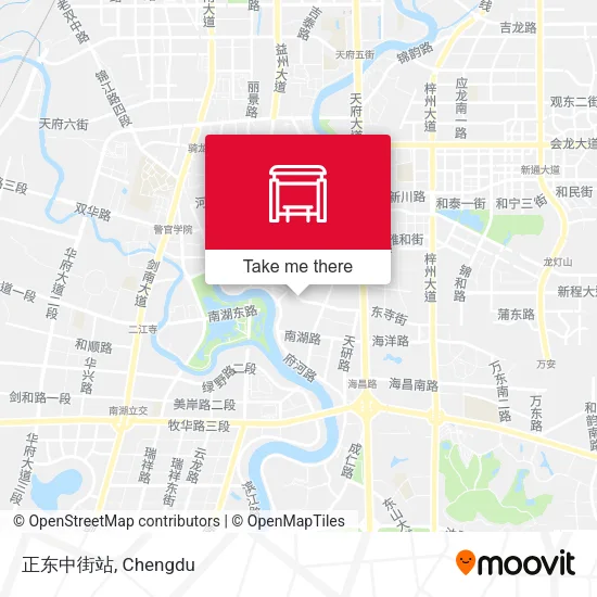 正东中街站 map