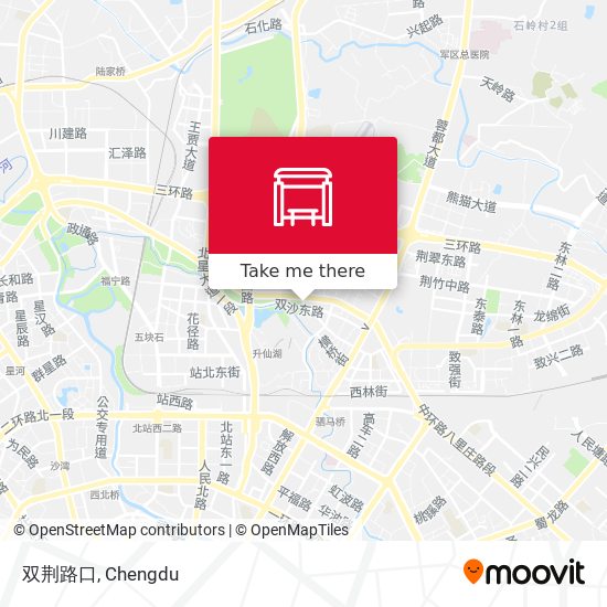 双荆路口 map