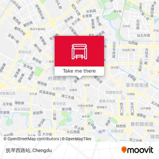 抚琴西路站 map