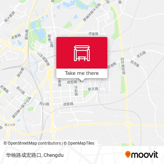 华翰路成宏路口 map