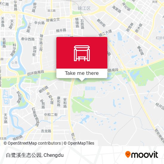白鹭溪生态公园 map