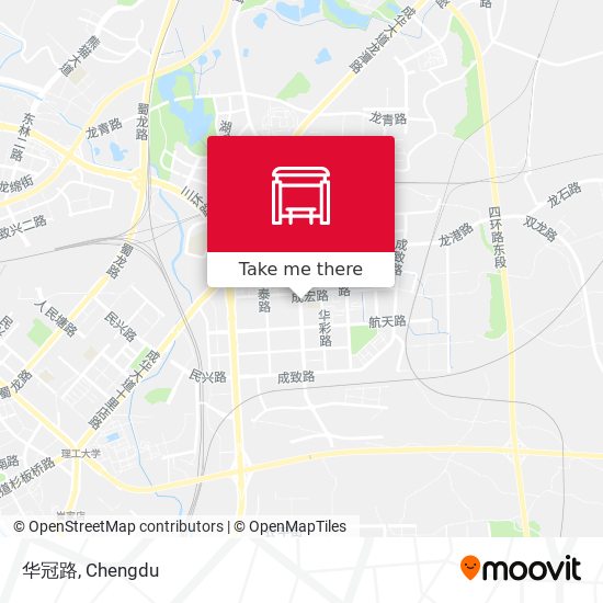 华冠路 map