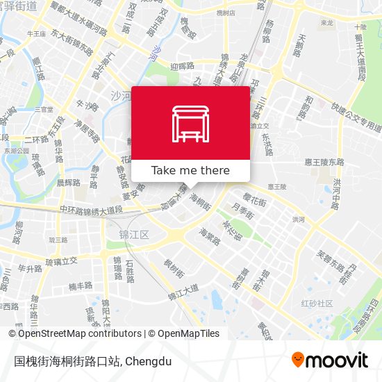 国槐街海桐街路口站 map