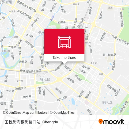 国槐街海桐街路口站 map