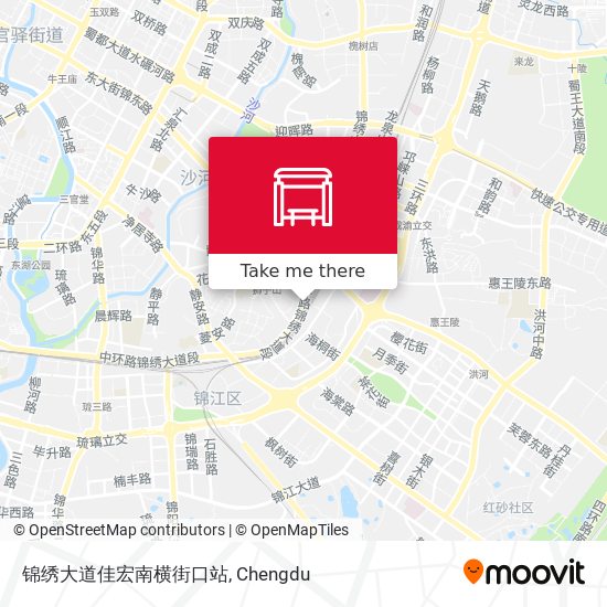 锦绣大道佳宏南横街口站 map