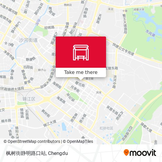 枫树街静明路口站 map