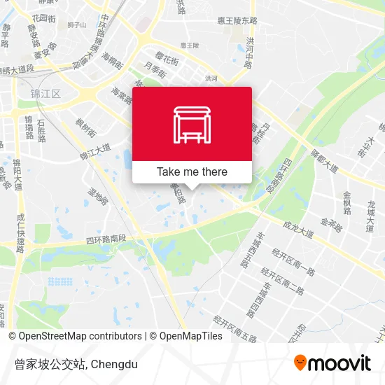 曾家坡公交站 map