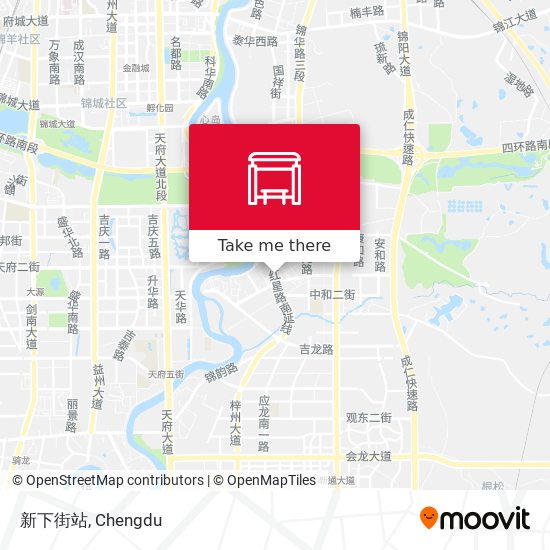 新下街站 map
