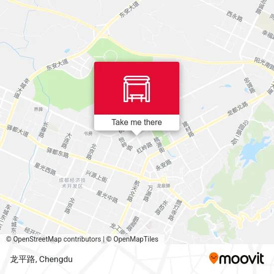 龙平路 map