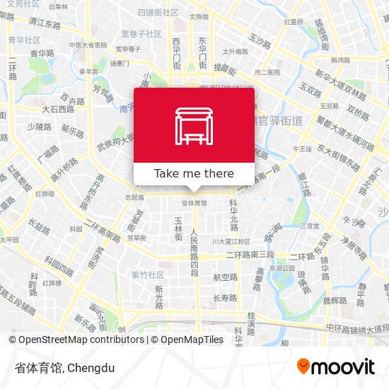 省体育馆 map