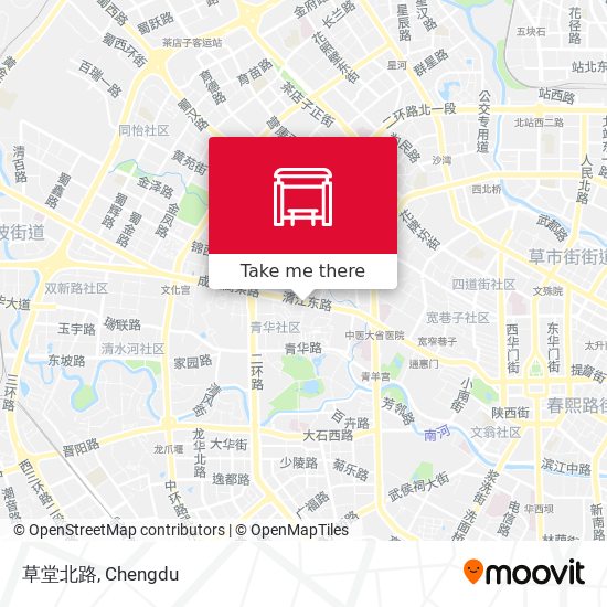 草堂北路 map