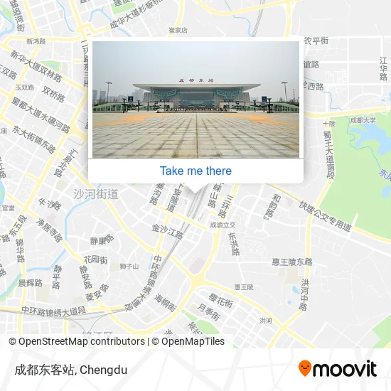 成都东客站 map