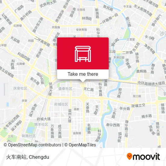 火车南站 map