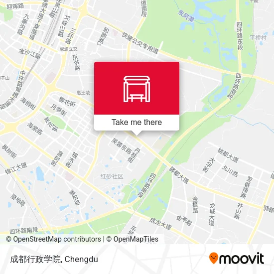 成都行政学院 map