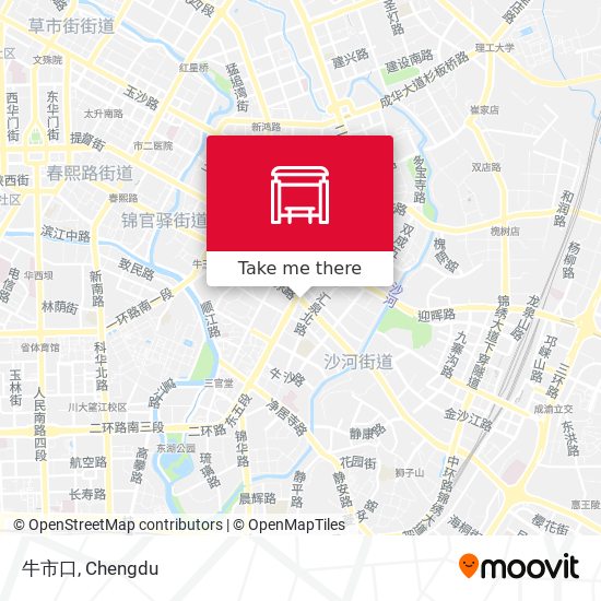 牛市口 map