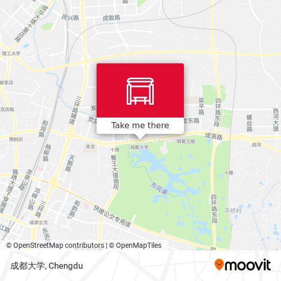 成都大学 map