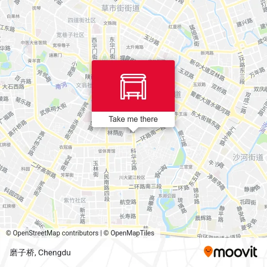 磨子桥 map