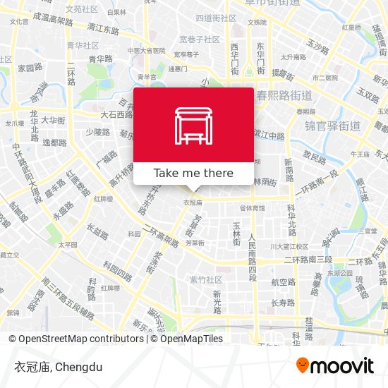 衣冠庙 map