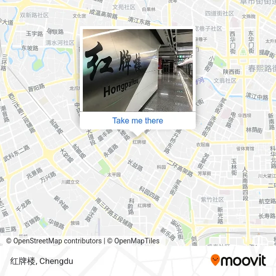红牌楼 map
