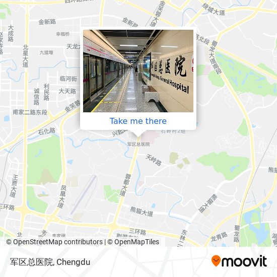 军区总医院 map