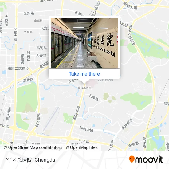 军区总医院 map